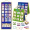 Large Visual Schedule for Kids Chore and Reward Chart Bedtime Routine Board for Toddlers Double-Sided with 109 Cards for Home School Planner and Autism Learning Materials